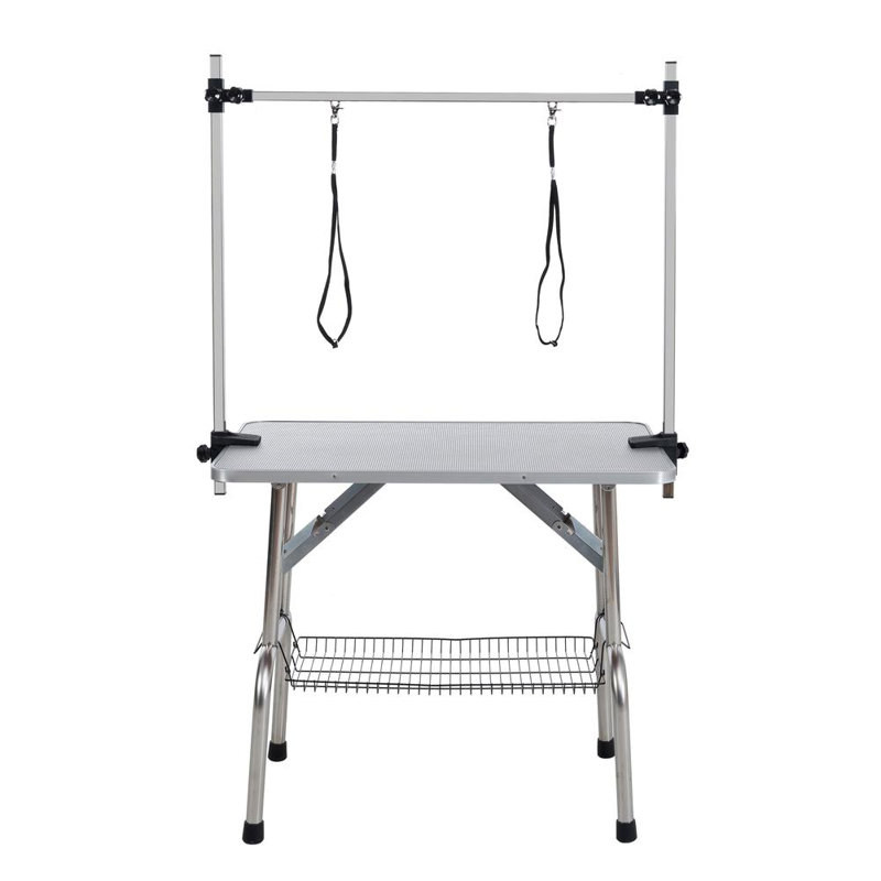 Pet Grooming Table (Silver Gray)