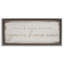 "You Are Home Now Weathered Chic Brown Grain", art mural sur toile flottante par Daphne Polselli-608684455-608684448