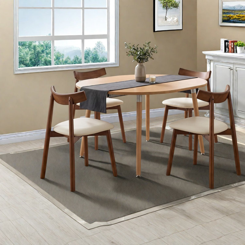 Ensembles de table de salle à manger extensible (doit inclure la table et la chaise), bois moderne