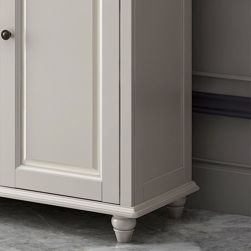 Armoire à chaussures de style français populaire, Ivoire ivoire