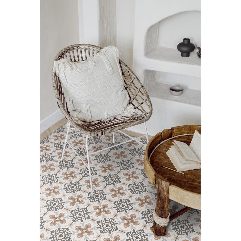 Nutmeg Beige Cushioned Kitchen Mat, Rectangle  2' x 3'