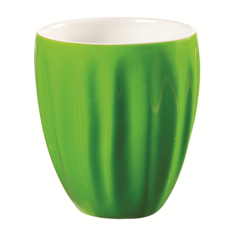Porcelain Coffee Mug, Green