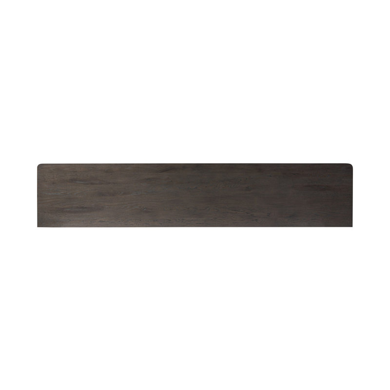 Noeline 94" Sideboard, Cracked Smoked Black