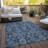 Malchow Washable Damask Indoor / Outdoor Rug-95853512