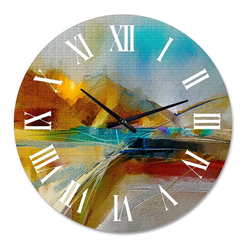 Horloge murale moderne impressionniste, Moyen