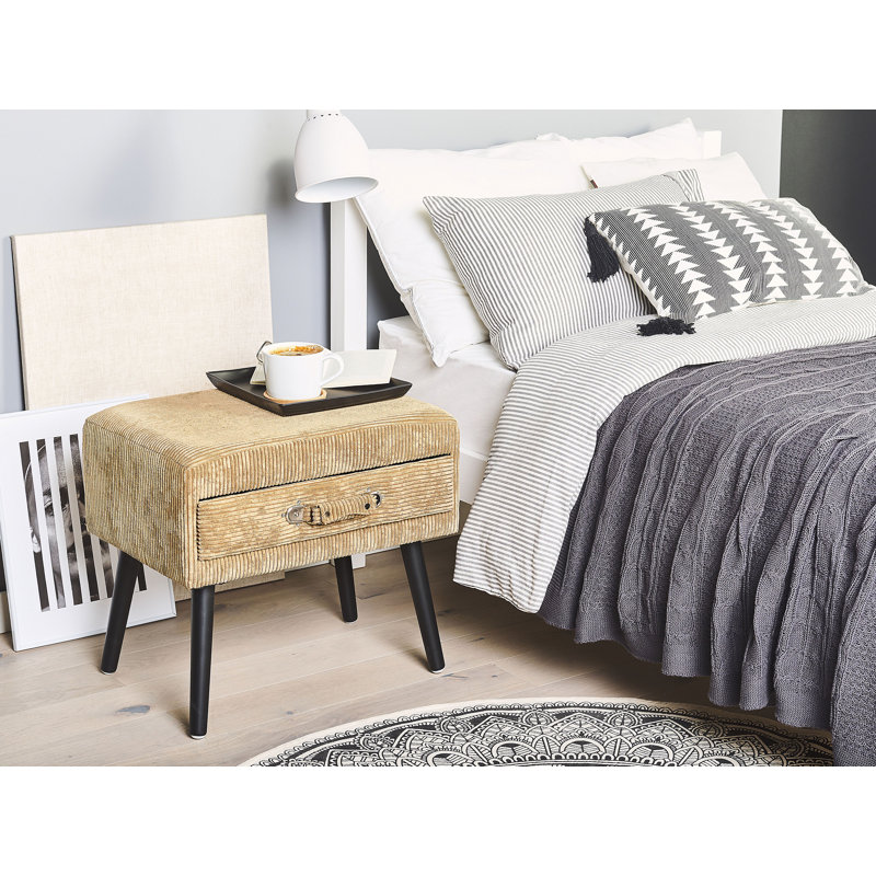 Burgess End Table, Beige