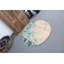 Tapis beige en laine Oushak