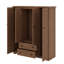 Armoire spacieuse à 4 portes avec tiroirs et rails suspendus-1144888253
