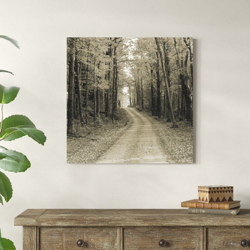 Vermont Country Road - sépia, H 30 po x l 30 po x P 1,25 po