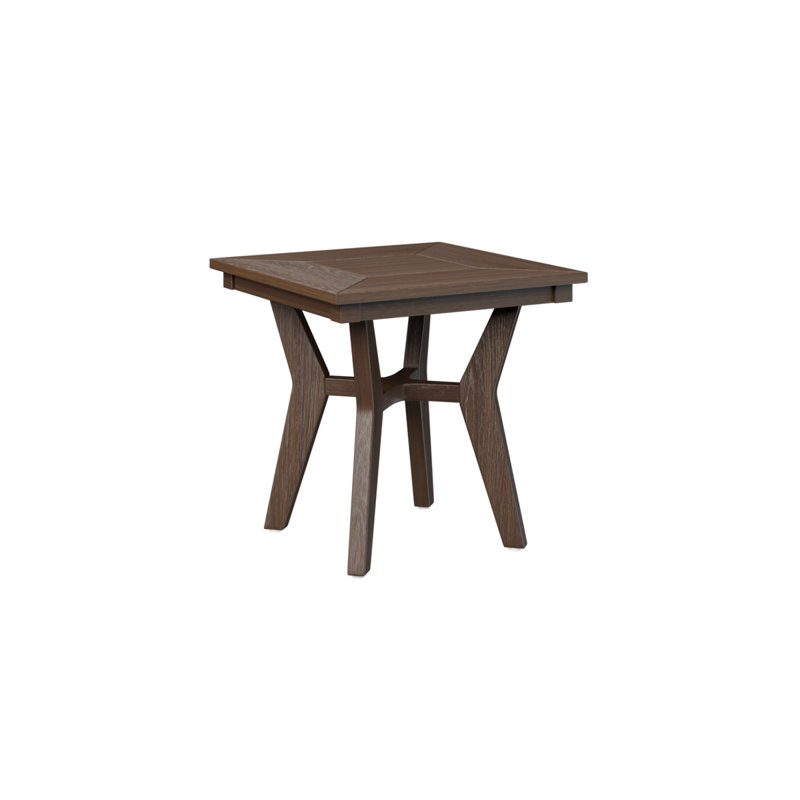 Berlin Gardens Mayhew Square End Table, Brazilian Walnut