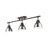 Bryannah 3-Light Semi-Flush - Track Light-872946653-872946625
