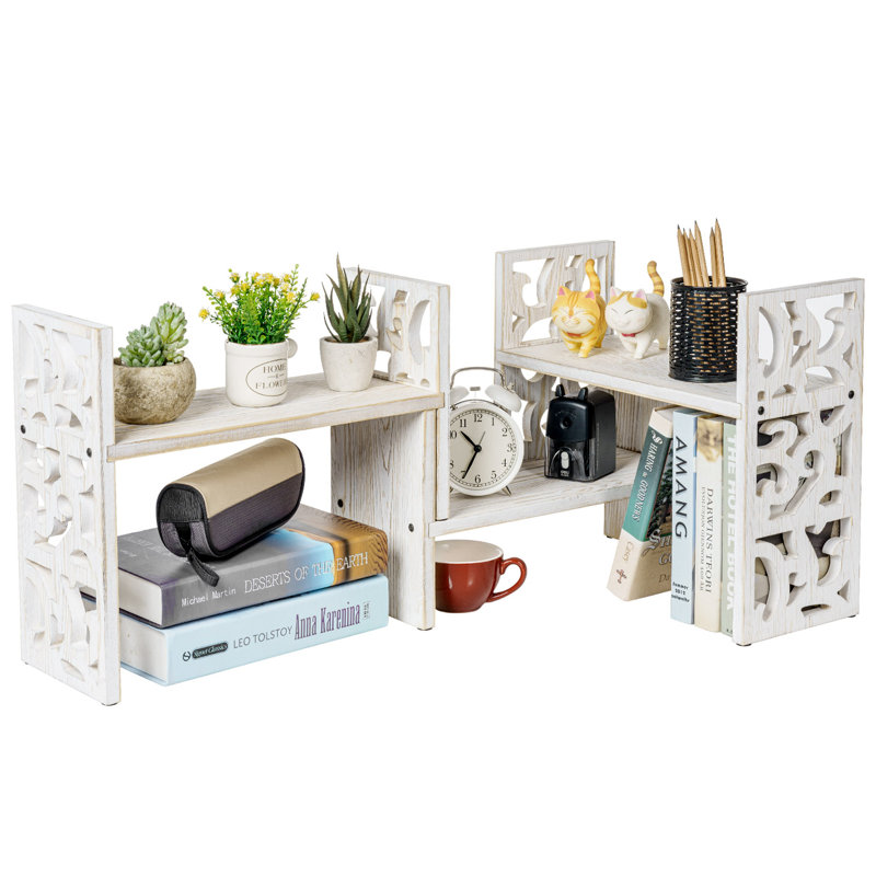 Expandable Solid Wood Desk Organizer