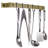 Handcrafted Easy Mount Wall Rack with 6 Hooks-88329318-88329319