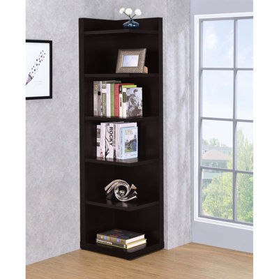 6-Shelf Bookcase In Cappuccino - Add Elegance To Your Living Space 6 Bookcase, Finish Elevate Experience