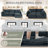 109.4" Cloudy Sectional Frameless Couch, No Assembly Required, Modern Modular Sofa With Deep Seat, Upholstered Couches For Living Room Bedroom-993160752