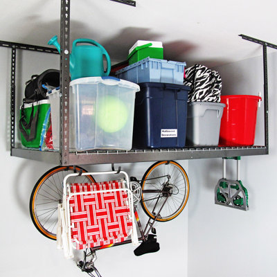 72'' W Metal Height -Adjustable Ceiling Mounted Rack