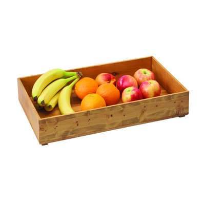 Madera Stacking Solid Wood Crate
