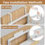Rangement à 8 niveaux pour garde-manger, support mural 2 en 1 ou étagère à épices avec panier ajustable