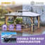 Pavillon de jardin double avec cadre en aluminium-110537907