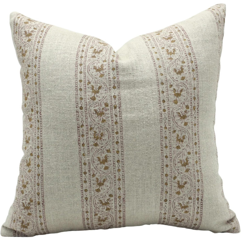 Coussin décoratif fabriqué à la main par Fab Fabine, Bela Chameli, H 20 po x l 12 po
