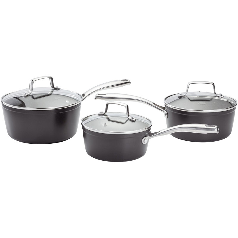 Rocktanium 6 - Piece Non-Stick Aluminum Cookware Set