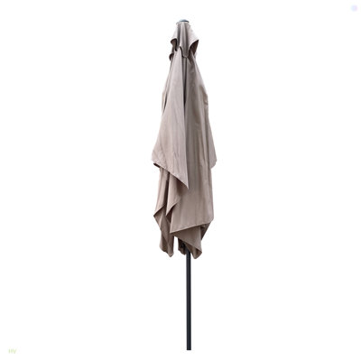 Patio Umbrella Outdoor  Waterproof Umbrella With Crank And Push Button Tilt Without Flap For Garden Backyard Pool  Swimming Pool Market