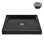 Base de douche en acrylique noir lustré avec drain central 36 "x 36" Streamline avec drain central Streamline NT-2141-36BL-CR