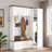 5-in-1 Hall Tree With Bench, Coat Rack, Drawers, Cabinets And Extra-large Side Storage Space-450115720