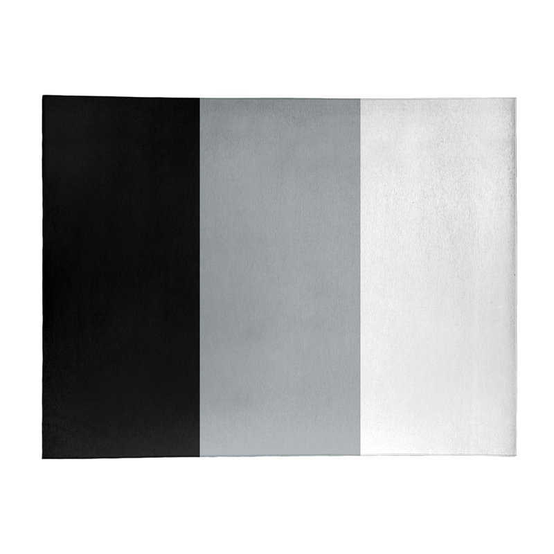 Tapis noir/gris/blanc à tissé plat Baltimore, Rectangle 8 pi x 10 pi
