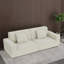 Canapé à compression en tissu de 106,3 pouces de large, style moderne, confortable pour la maison, salon, mobilier de chambre à coucher, compression sous vide, éponge double, droite à rebond élevé-769662780