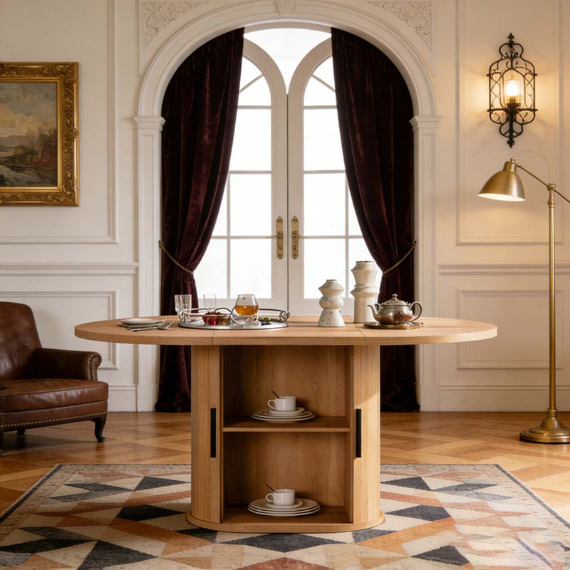 59 Inch Oval Dining Table