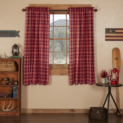 Burley 100% Cotton Room Darkening Curtain Panel Pair