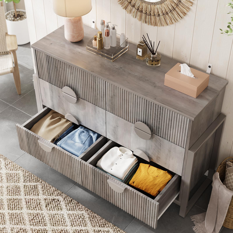 49.8 " W 6 - Drawer Dresser, Gray Wash