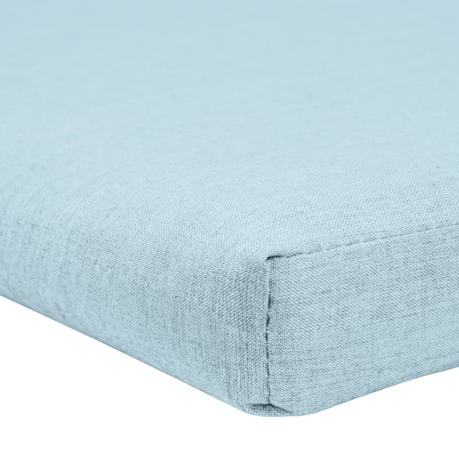 44" Sunbrella® Bench Cushion, Canvas Air Blue Sunbrella® Canvas