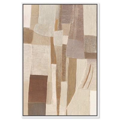 Art mural bohème Grain of the Earth II par Art Remedy, cadre blanc, 20 x 30