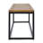Jeco Industrial Wood And Metal Bench Outdoor Bench Garden Bench Outdoor Garden Bench Outside Bench-786176834