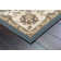 Tapis oriental bleu / ivoire
