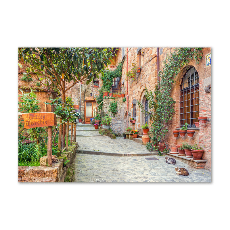Italian Streets - Wrapped Canvas Print