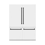 ZLINE 60" Autograph Edition 32.2 cu. ft. Built-in 4-Door French Door Refrigerator