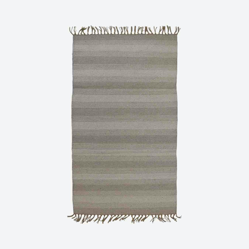Kempner Striped Hand Woven Indoor / Outdoor Area Rug, Rectangle 70 x 130cm