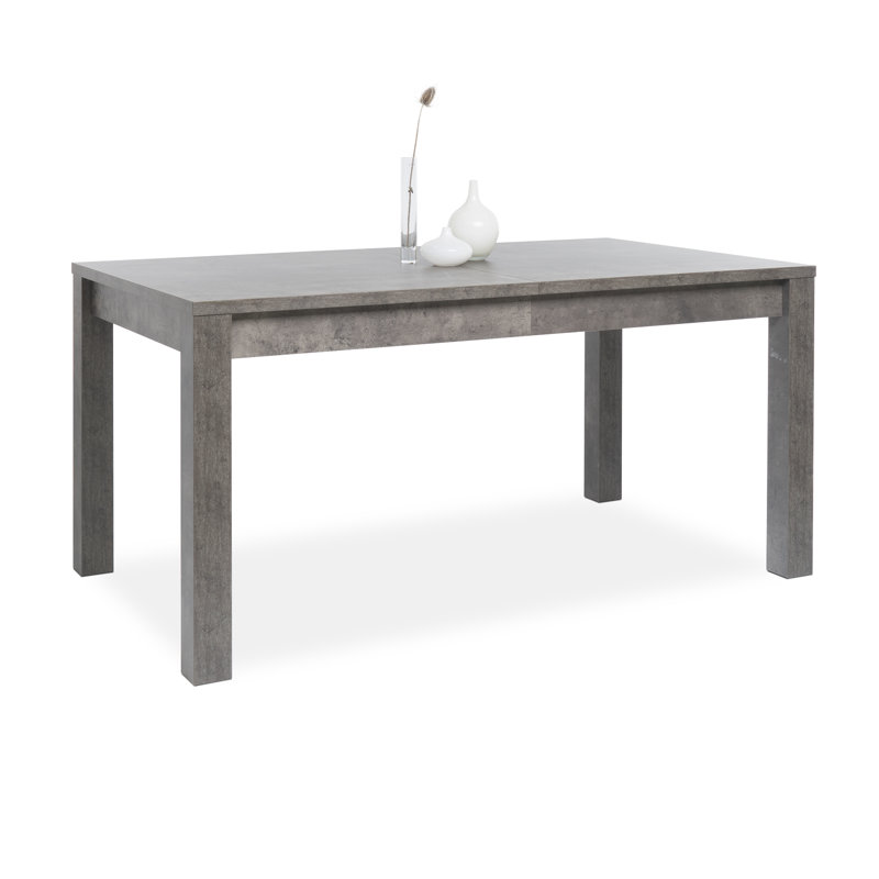 Gray Dining Table, Dark Concrete