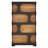 71.26" Tall 4-Tier S-Shaped  Display Storage Shelf For Living Room, Office, Bedroom