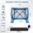 6FTx6FT Screen Room with Mosquito Netting, Hub Tent Instant Screened Canopy with Carrying Bag and Ground Stakes-105122751