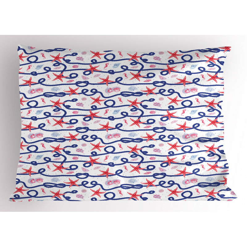 Starfish Polyester Sham Set, Twin