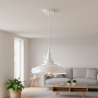 Emraan 1 - Light White Single Pendant