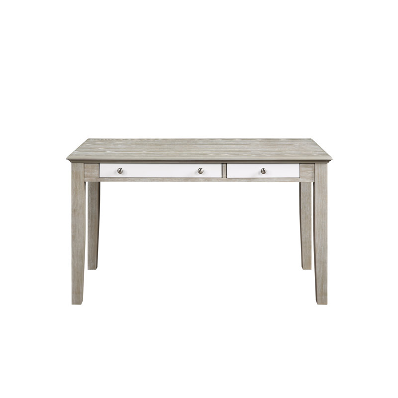 Samul Writing Desk, Gray Oak/White
