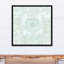 «Seafoam Line», toile flottante abstraite encadrée-1345252052