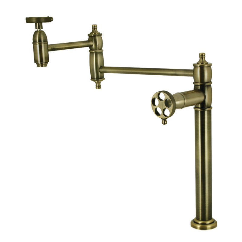 Robinet remplisseur Wendell, Laiton antique