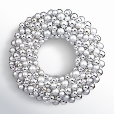 Shiny and Matte Ball Wreath