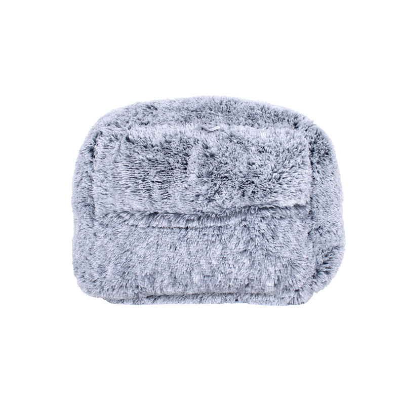 Lit pour animaux Teddy Bear Kuddler, Gris, Moyen (l 32 po x P 26 po x H 10 po)